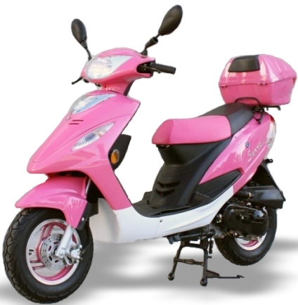 Pink Moped 50Cc