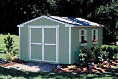 Shown: 10′x12′ with optional windows, shutters and flowerboxes.