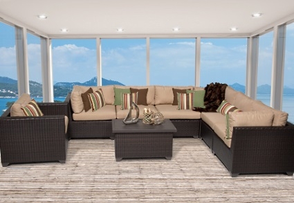 SaferWholesale 2015 Premium 8 Piece Outdoor Wicker Patio Furniture Set