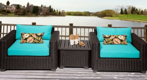 SaferWholesale 2015 Rustic 3 Piece Outdoor Wicker Patio Furniture Set