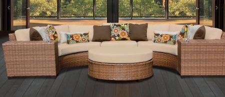 SaferWholesale 2015 Toscano 6 Piece Outdoor Wicker Patio Furniture Set