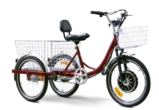 SaferWholesale EW88L Electric Trike Bicycle Moped With 450 Watt Motor