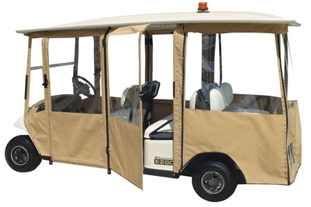 SaferWholesale Vinyl EZ-GO Shuttle 6 Golf Cart Enclosure