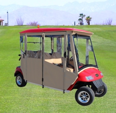 SaferWholesale Star Car 48-4L Sunbrella Golf Cart Enclosure
