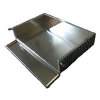 SaferWholesale Aluminum Diamond Plate Cargo Box/Utility Bed for Club Car Precedent 04-Current