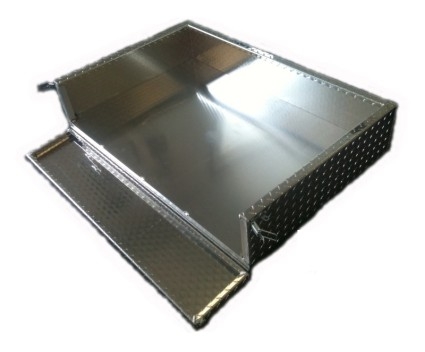 SaferWholesale Heavy Duty Aluminum Cargo Box/Utility Bed for Fairplay EVE and ZX Carts