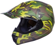 SaferWholesale Youth Camouflage Motocross Helmet (DOT Approved)