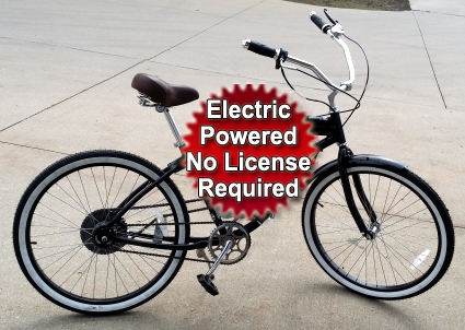 SaferWholesale 1000 Watt Dewey Electric Bicycle Stretch Street Cruiser Bike - Pre-assembled - Not a Kit