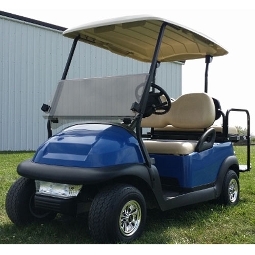SaferWholesale 48V Blue Electric Golf Cart Club Car Precedent with Light Package