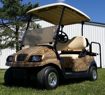 SaferWholesale 48V Custom Club Car Precedent Electric Golf Cart w/ Phantom Body