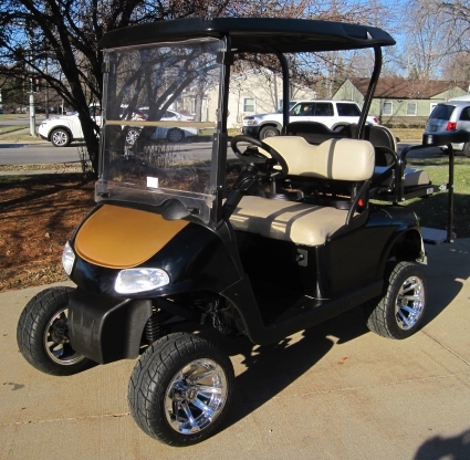 SaferWholesale EZGO Gas Golf Cart RXV 13 hp Kawasaki with Custom Color