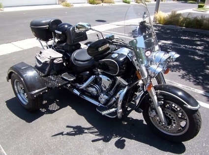 SaferWholesale Outlaw Series Motorcycle Trike Kit - Fits All Bridgestone Models