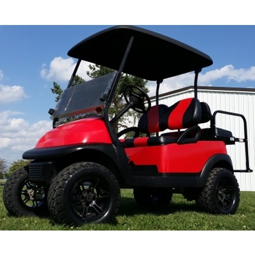 SaferWholesale 48V Red Lifted Electric Golf Cart Club Car Precedent