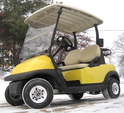 SaferWholesale 48V Club Car Precedent Golf Cart - Sun Shine Edition