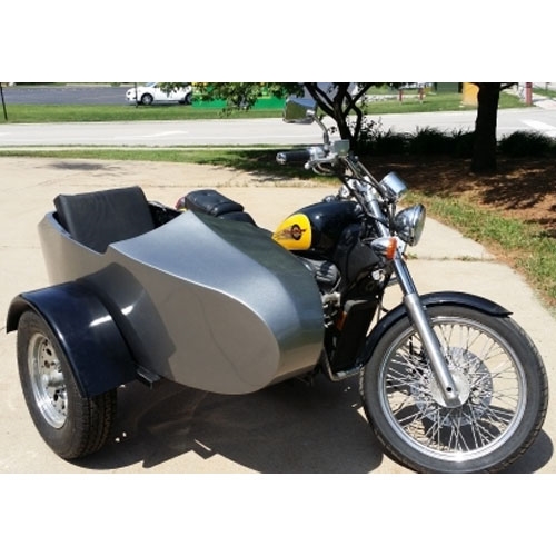 GSI Suzuki RocketTeer Old School Biker Side Car Motorcycle Sidecar Kit