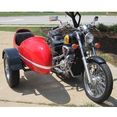 SaferWholesale RocketTeer Side Car Motorcycle Sidecar Kit - All Harley-Davidson Models