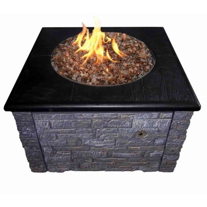 SaferWholesale High Grade 36in KD Fire Pit with 36in Top