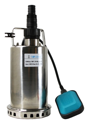 SaferWholesale 1HP 3300 GPH Stainless Steel Submersible Sump Pump