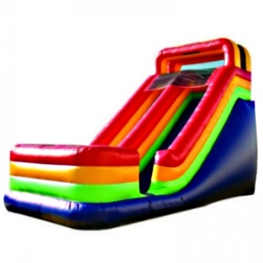 SaferWholesale Commercial Grade Inflatable Rainbow Dry Slide
