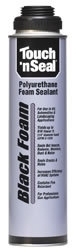 SaferWholesale Touch N Seal Gun Foam Black Polyurethane Foam - 12 Cans
