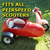 SaferWholesale Pierspeed Side Car Scooter Moped Sidecar Kit