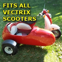 SaferWholesale Vectrix Side Car Scooter Moped Sidecar Kit