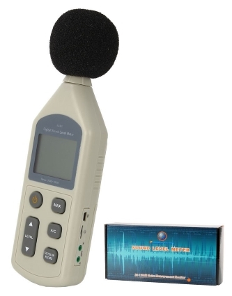 SaferWholesale Koolertron(TM) Digital Sound Pressure Level Meter 30 ~ 130 dB Decibel USB Noise Measurement With SD Memory Card