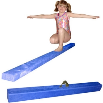 SaferWholesale Blue 8' Gymnastics Folding Beam