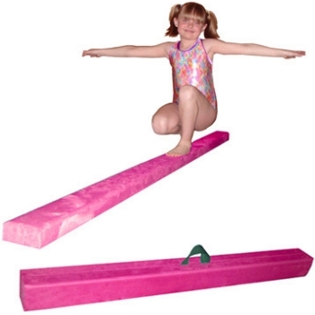 SaferWholesale Pink 12' Gymnastics Folding Beam