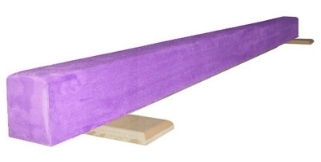 SaferWholesale Purple 6' Gymnastics Balance Low Beam