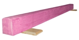 SaferWholesale Pink 6' Gymnastics Balance Low Beam