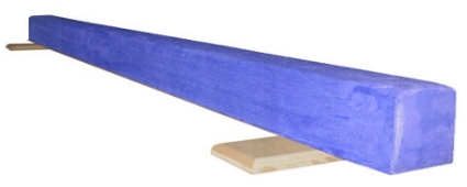 SaferWholesale Solid Blue 10' Gymnastics Balance Low Beam