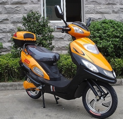 SaferWholesale Orange 500 Watt Electric Trooper Scooter Moped