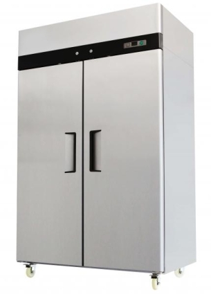 SaferWholesale Commercial Fridge 49 C.F Double Door Stainless Reach In Refrigerator Cooler