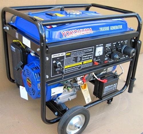 SaferWholesale 6500W Portable Gas Generator Electric Start