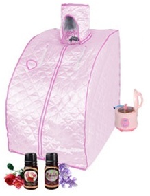 SaferWholesale XL Pink Portable Steam Sauna Box
