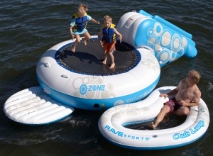 SaferWholesale O-Zone 5 Foot Inflatable Floating Water Bouncer