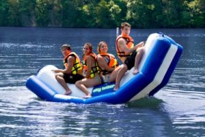 SaferWholesale Sky Totter Inflatable Floating Water Teeter Totter