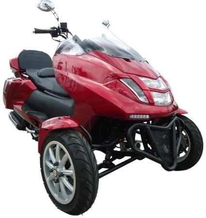 SaferWholesale MC_D300TKB 4 Stroke 300cc Trike Scooter Moped