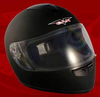 SaferWholesale Adult Flat Black Full Face Motorcycle Helmet (DOT Approved)