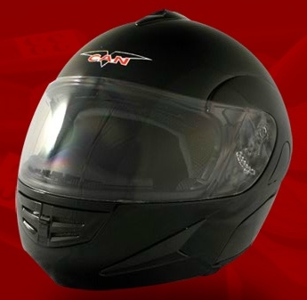 SaferWholesale Adult Black Flip Up Motorcycle Helmet (DOT Approved)
