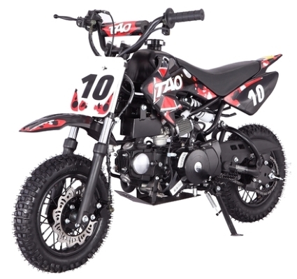 SaferWholesale 110cc Automatic Pit Dirt Bike Motorcycle w/ E-Start - 50cc FRAME SIZE W/24