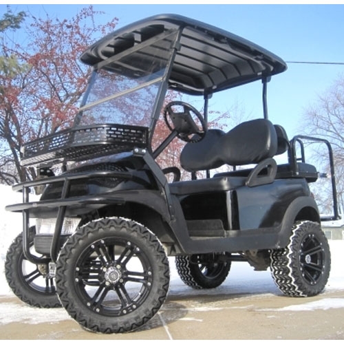 SaferWholesale 48V Black Club Car Precedent Lifted Electric Golf Cart