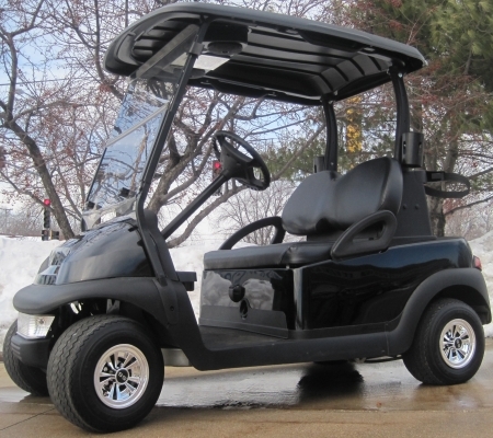 SaferWholesale 48V Black Club Car Precedent Electric Golf Cart