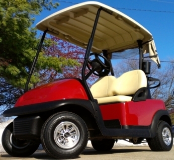 SaferWholesale 48V Maroon Club Car Precedent Electric Golf Cart