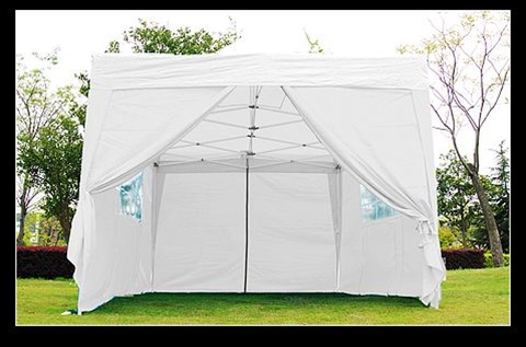 SaferWholesale 10x15 White Easy Set Pop Up Party Tent Canopy Gazebo