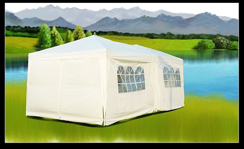 SaferWholesale 10x20 White Easy Set Pop Up Party Tent Canopy Gazebo