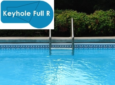 steel shaft and Neptune Complete 16x32 Keyhole Full R InGround Swimming Pool Kit with Polymer Supports