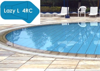 steel shaft and Neptune Complete 16'x42' Lazy L 4RC In Ground Swimming Pool Kit with Polymer Supports