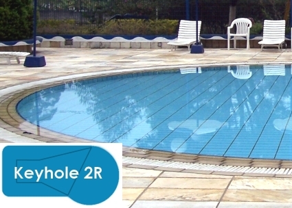 steel shaft and Neptune Complete 18x36 Keyhole 2R In Ground Swimming Pool Kit with Polymer Supports